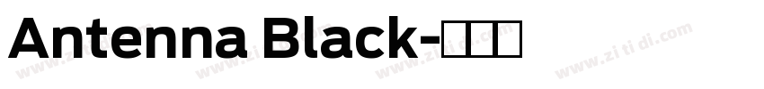 Antenna Black字体转换